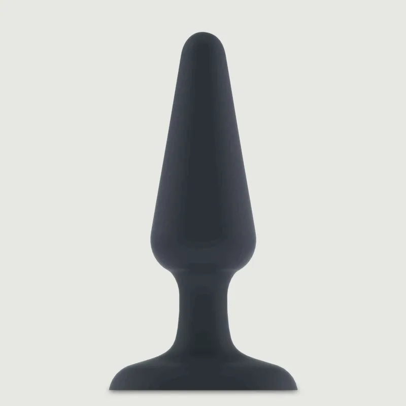 Best Vibe Plug Dop de fund vibrator mediu din silicon - negru — preț și oferte