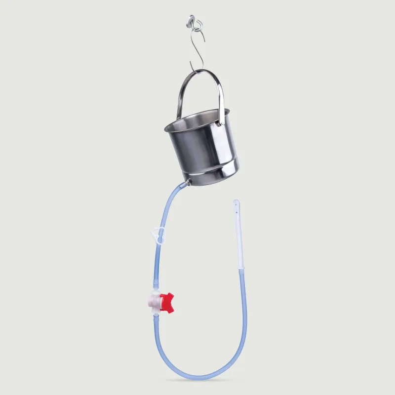AquaClean Set de duș cu găleată din oțel inoxidabil - argintiu — preț și oferte