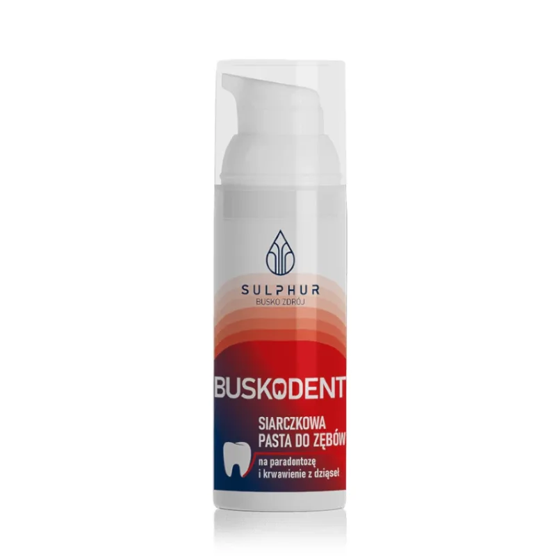 Buskodent, pastă de dinți cu sulfură, fără fluor, 75 g — preț și oferte