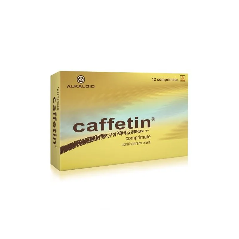 Caffetin | 12 comprimate ALKALOID-INT D.O.O. — preț și oferte