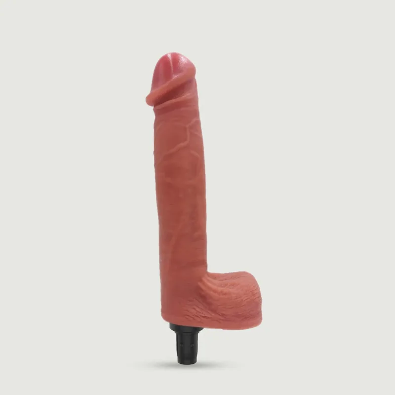 Vibrator realist din silicon de 22 cm pentru Sexopolis Sex Machines - Carne — preț și oferte