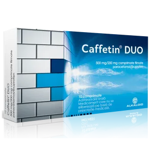 Caffetin Duo 500 mg/200 mg, Alkaloid | 10 comprimate filmate