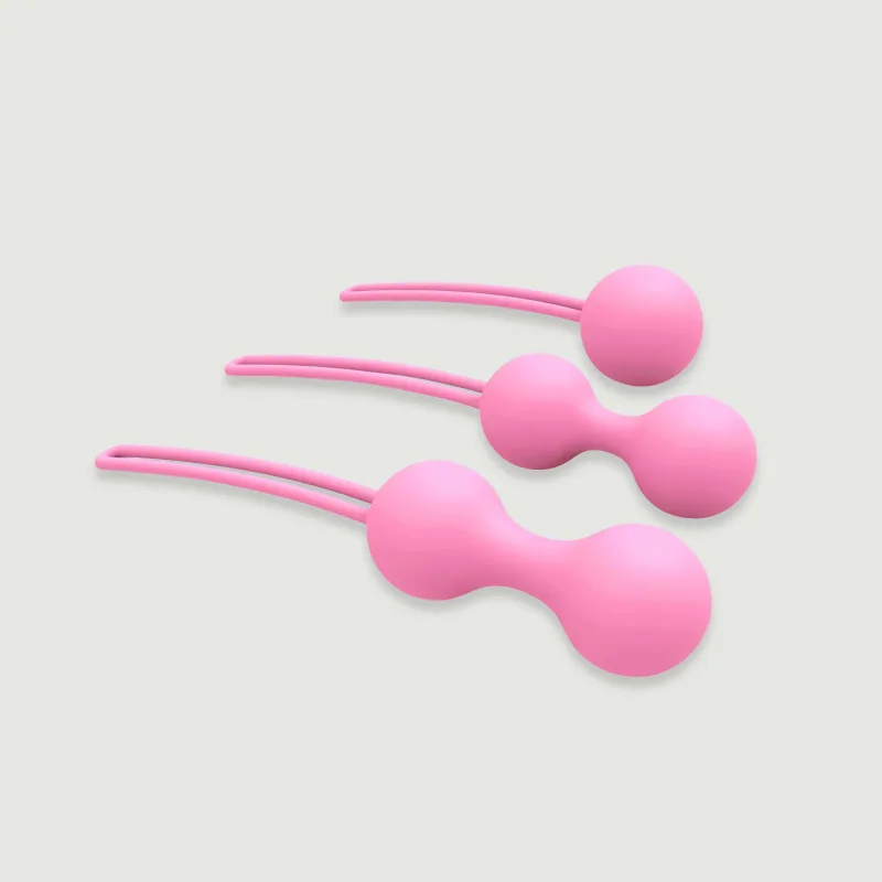 Per'Fit Set de bile Kegel din silicon - roz — preț și oferte