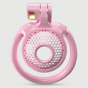 Cușcă de castitate Sissy Castitate 2,5 x 3 cm - Roz