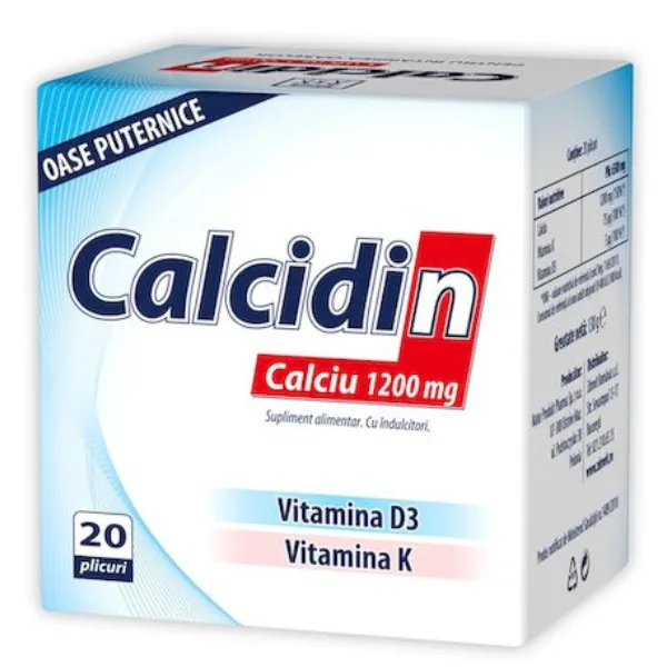 Calcidin, Zdrovit | 20 plicuri NP PHARMA — preț și oferte