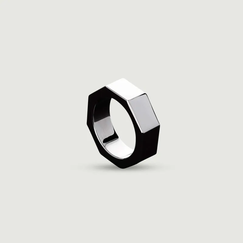 Inel metalic Groove 15x6x45mm - Argint — preț și oferte