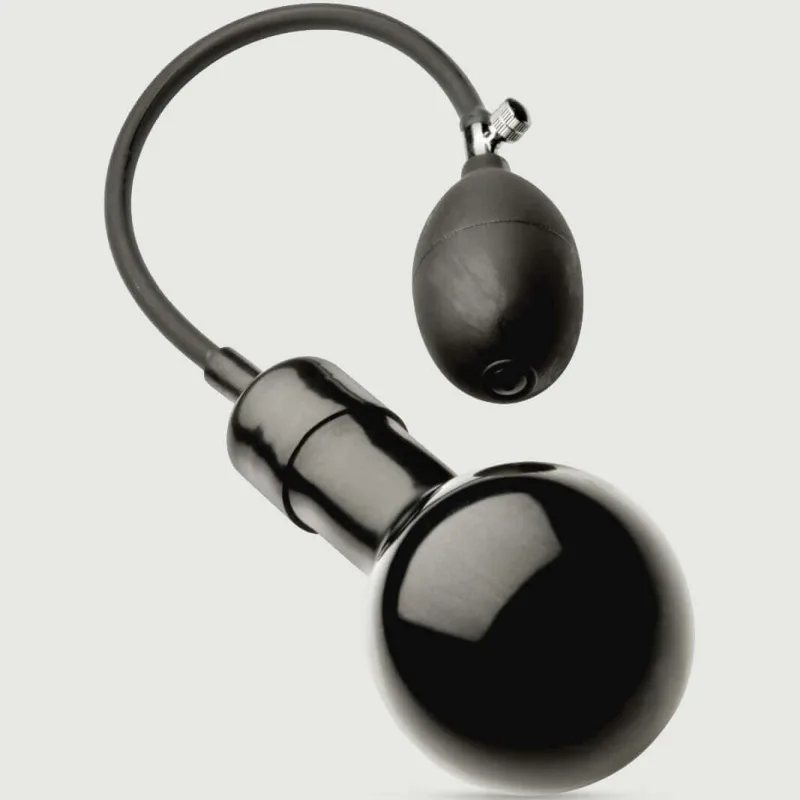 Minge gonflabilă Plug Ball 11 x 7,5 cm - negru — preț și oferte
