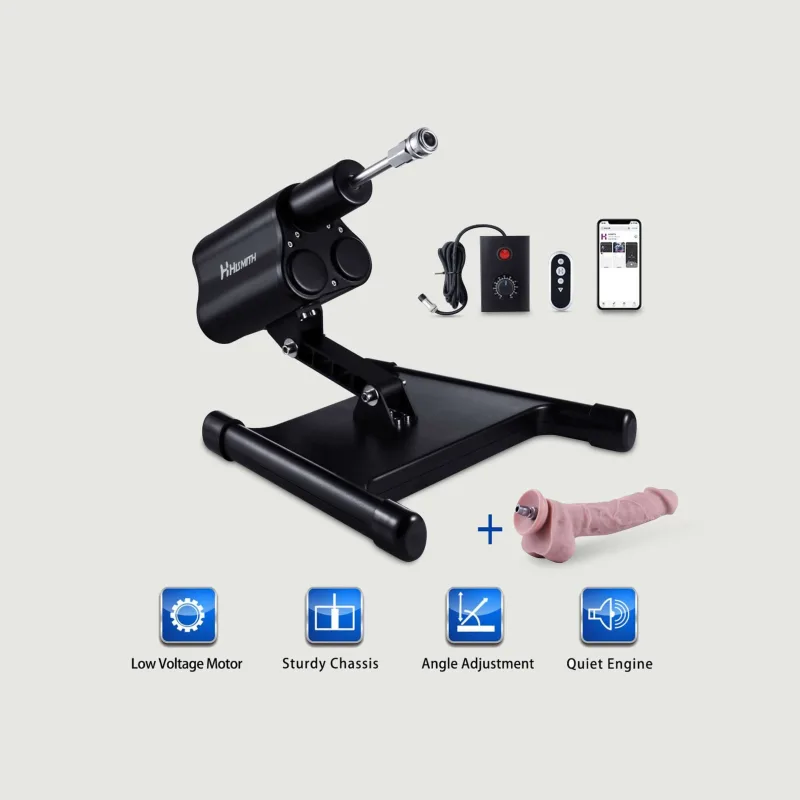 Mașină de sex Hismith controlată de la distanță și bazată pe aplicație Seria Cannon cu telecomandă și Dildo din silicon realist — preț și oferte
