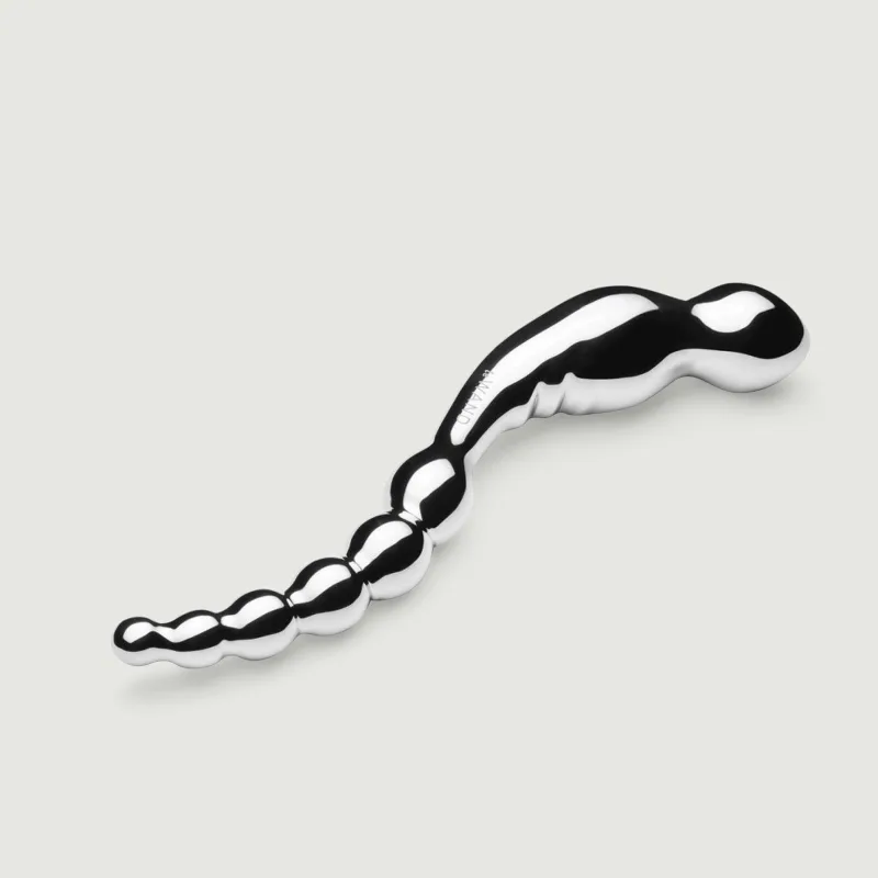 Le Wand din oțel inoxidabil Swerve Ribbed Dildo — preț și oferte
