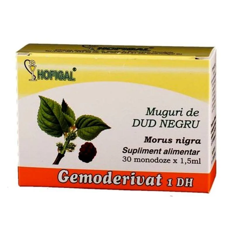 Muguri de dud negru, 30 monodoze, Hofigal — preț și oferte