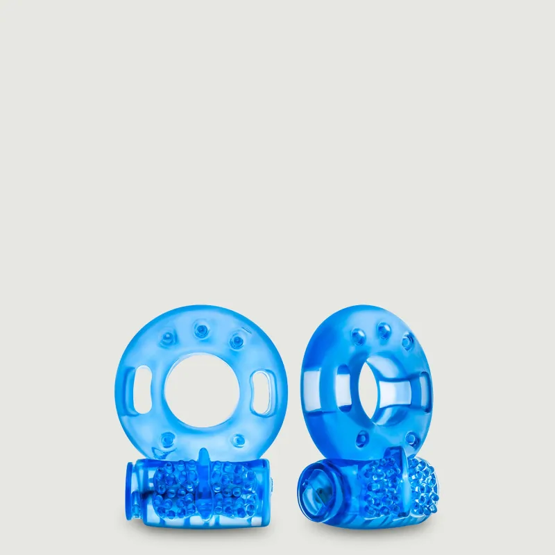 Set de inele vibratoare pentru penis Stay Hard - albastru — preț și oferte