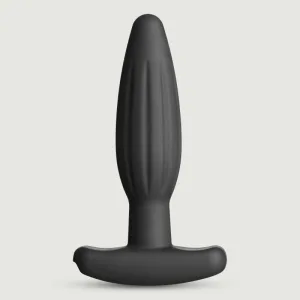 ElectraStim Silicone Noir Rocker Butt Plug mic