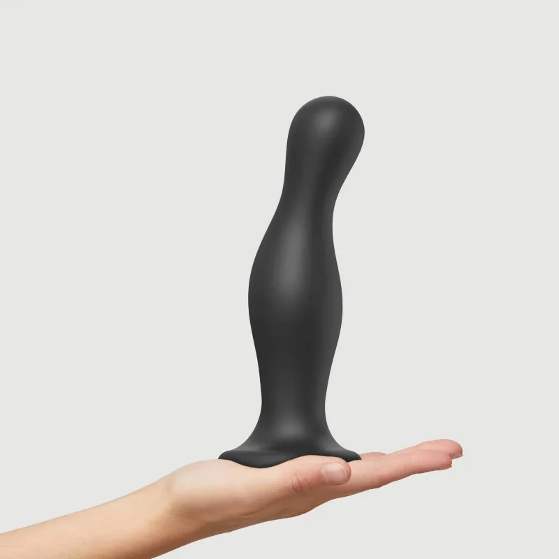 Curvy Plug XX-Large silicon Premium Dildo cu ventuză - negru — preț și oferte
