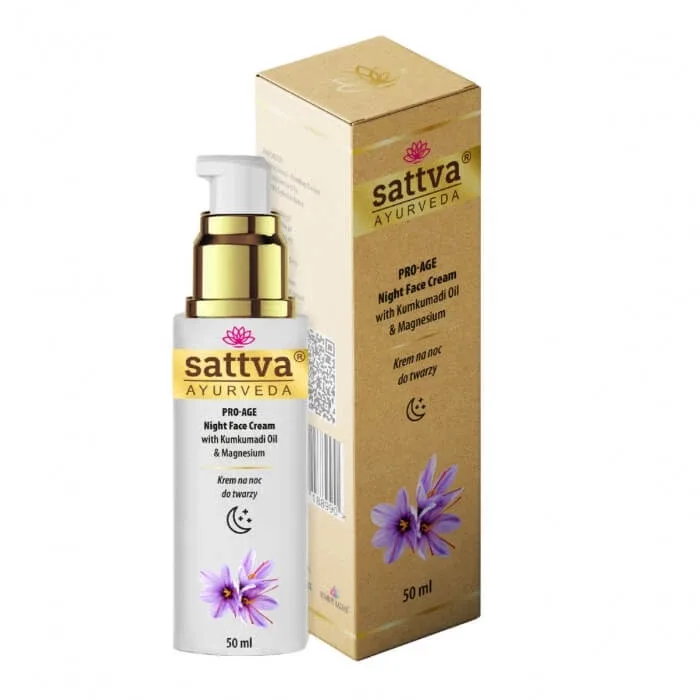 Sattva Pro-Age Cremă de noapte pentru față, 50ml Sattva Ayurveda — preț și oferte