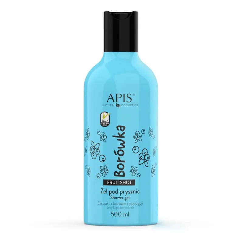 Apis Fruit Shot el de duș cu afine, 500ml — preț și oferte