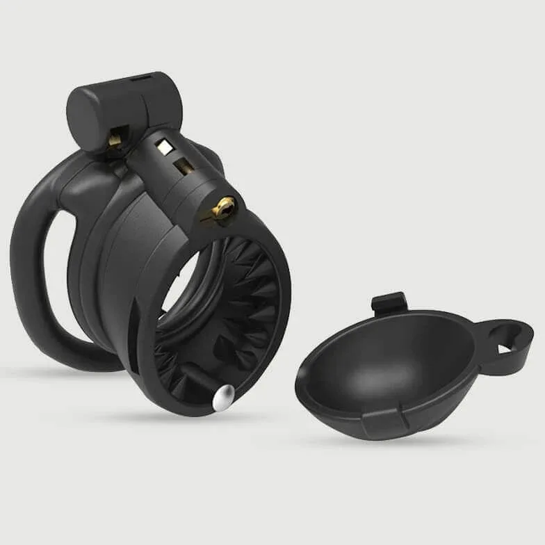 Cușcă de castitate Spike Open 6,5 x 3 cm - Negru — preț și oferte