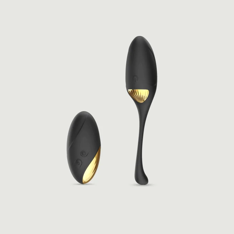 Secret Orgasm - Vibrator cu biluțe din silicon controlat de la distanță - negru — preț și oferte