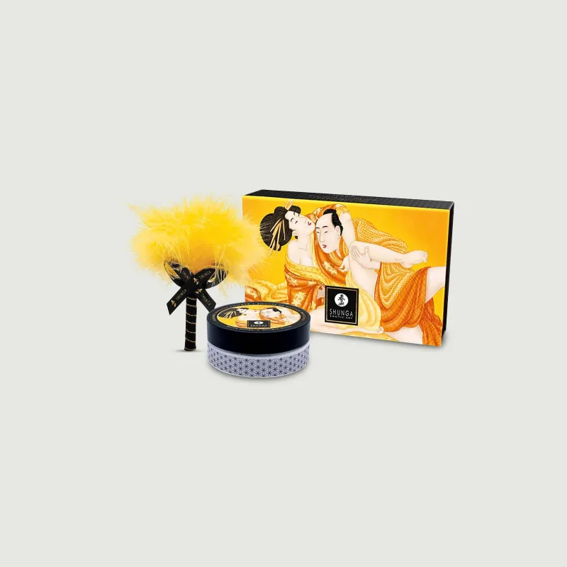 Shunga Kissable Massage Powder Luscious Mango - 75 g — preț și oferte