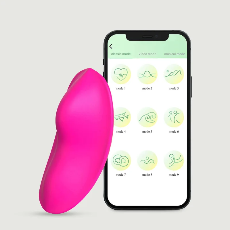 Vibrator cu aplicație din silicon Panty - Roz — preț și oferte