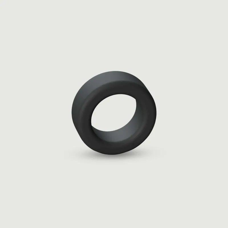 Inel pentru penis din silicon rece - negru — preț și oferte