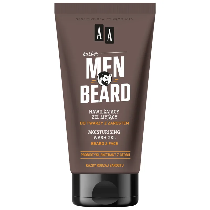 AA Men Beard, gel de curățare hidratant pentru părul facial, 150 ml — preț și oferte