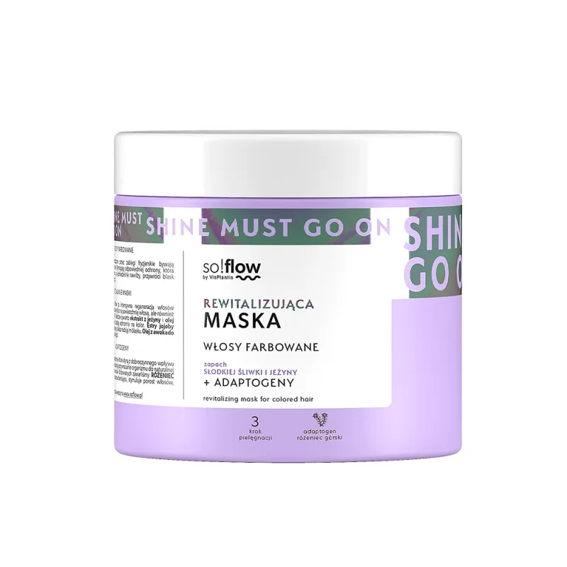 So!Flow, mască revitalizantă, păr vopsit, 400 ml — preț și oferte