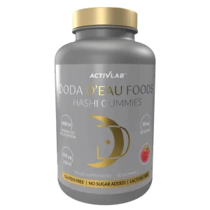 AcivLab Doda D'Eau Foods HashiGummies, boabe de jeleu, aromă de zmeură, 60 bucăți