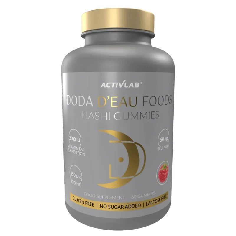 AcivLab Doda D'Eau Foods HashiGummies, boabe de jeleu, aromă de zmeură, 60 bucăți Activlab — preț și oferte
