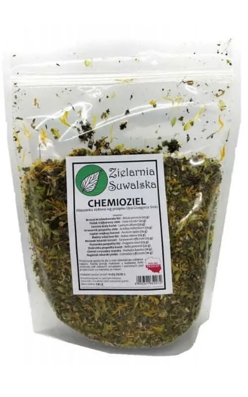 Ierburi Chemioziel amestec de ierburi conform rețetei părintelui Grzegorz Sroka 245g Zielarnia Suwalska — preț și oferte