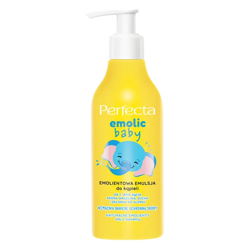 Perfecta Emolic Baby, emulsie de baie emolientă, din prima zi de viață, 240 ml — preț și oferte