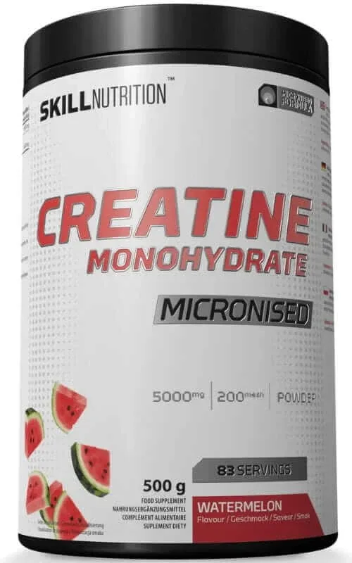 Creatină micronizată monohidrat - aromă de pepene verde - 500 g - Skill Nutrition — preț și oferte
