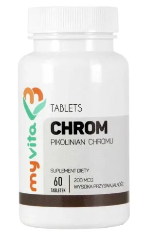 Myvita Chromium (picolinat de crom) 60 comprimate