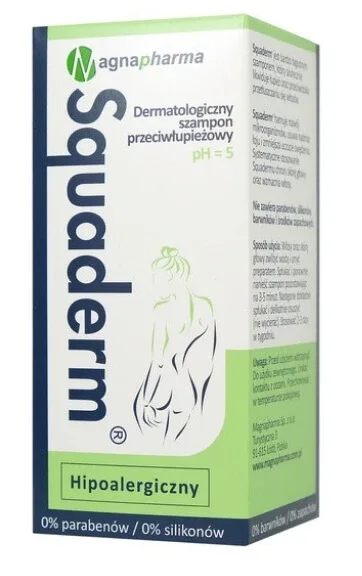 Șampon dermatologic anti-mătreață Squaderm 150ml — preț și oferte