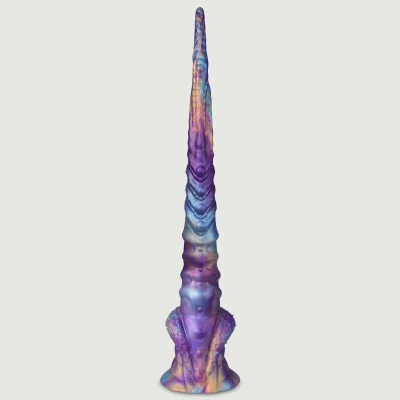 Alien Huge Anal Liquid Silicone Dildo 44,5 cm - Multicolor — preț și oferte