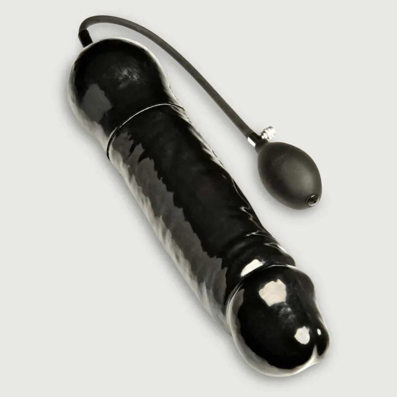Dildo gonflabil gigant 33 cm x 7 cm - negru — preț și oferte