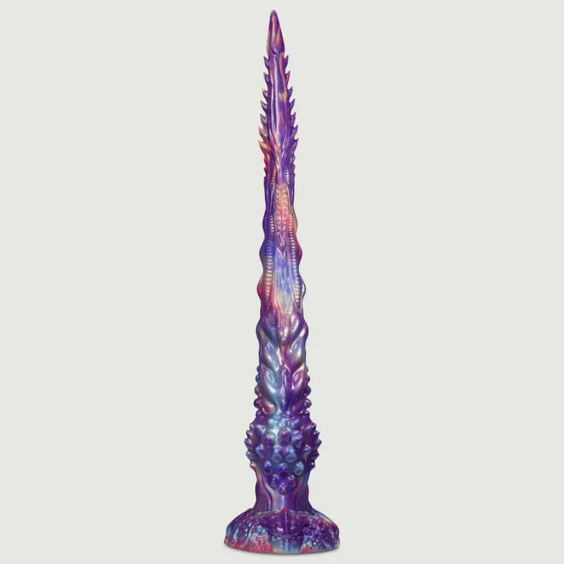 Lichid silicon Splinter Silicone Monster Anal Dildo 54 cm - Violet — preț și oferte