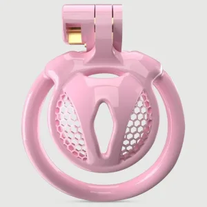 Cușcă de castitate CockLock Sissy Belia 2.5 x 3 cm - Roz
