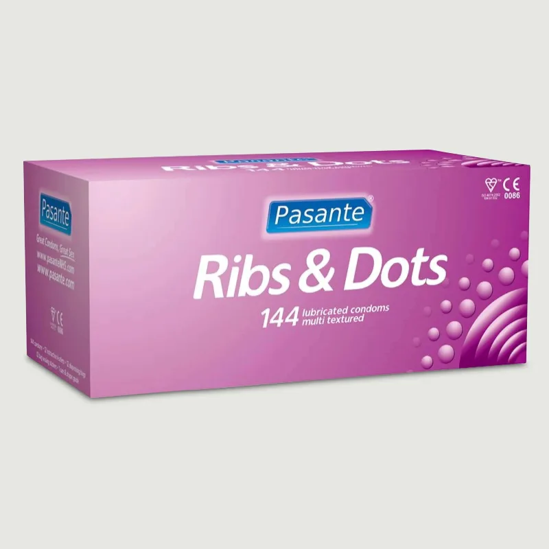 Prezervative Pasante Ribs & Dots - 144pcs — preț și oferte