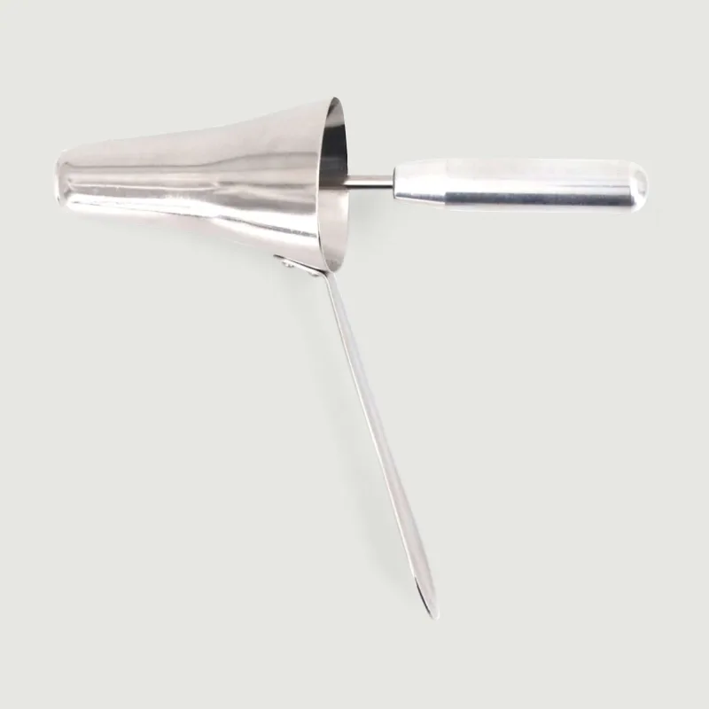 Speculum anal metalic cu mâner 8 x 5 cm - argintiu — preț și oferte