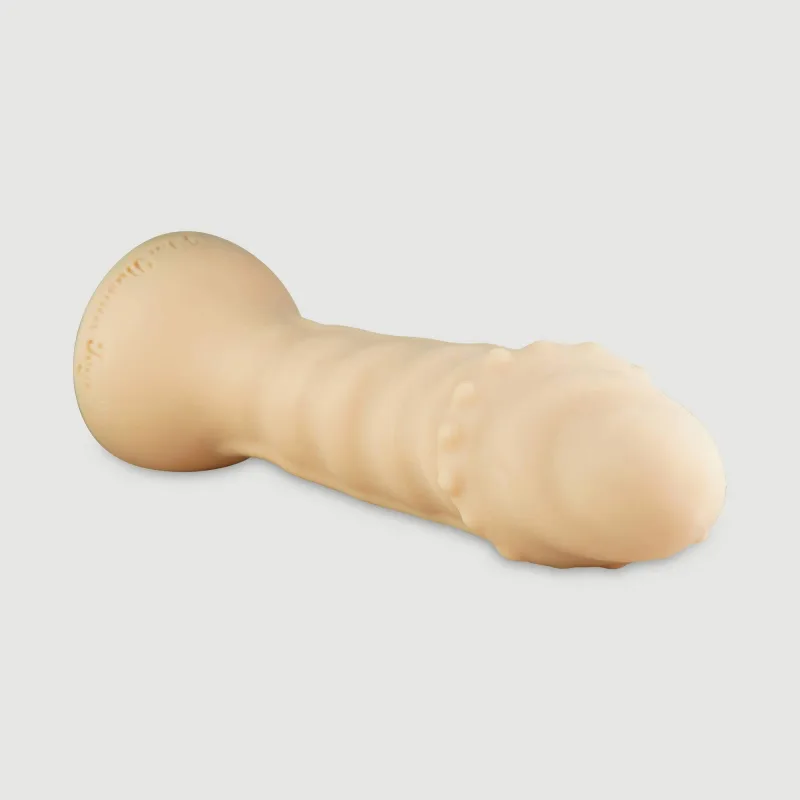Monster Cock Platinum silicon X-Large Dildo cu cap mare 34 cm - Flesh — preț și oferte