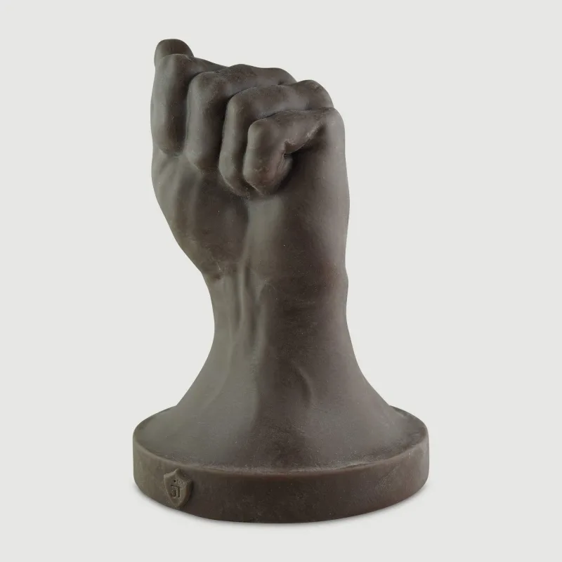 Interpretarea unui pumn închis Dildo mare din silicon platinat pentru fisting 18 cm - maro — preț și oferte