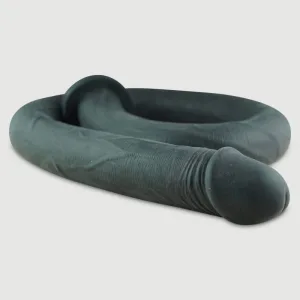The Colon Digger X-Large Platinum Silicone Dildo Pentru Explorare Anală 108 cm - Negru