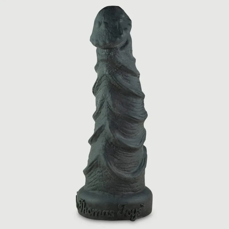 The Beast Dildo mare din silicon Platinum cu coaste 27 cm - Negru — preț și oferte