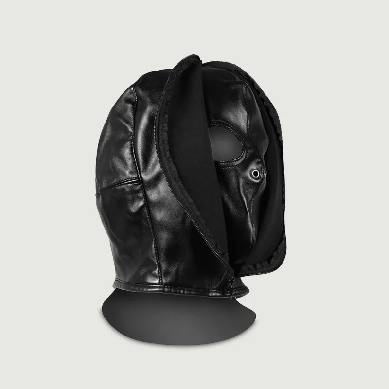 Mască full face Bondage Zip Up Full Face - negru — preț și oferte