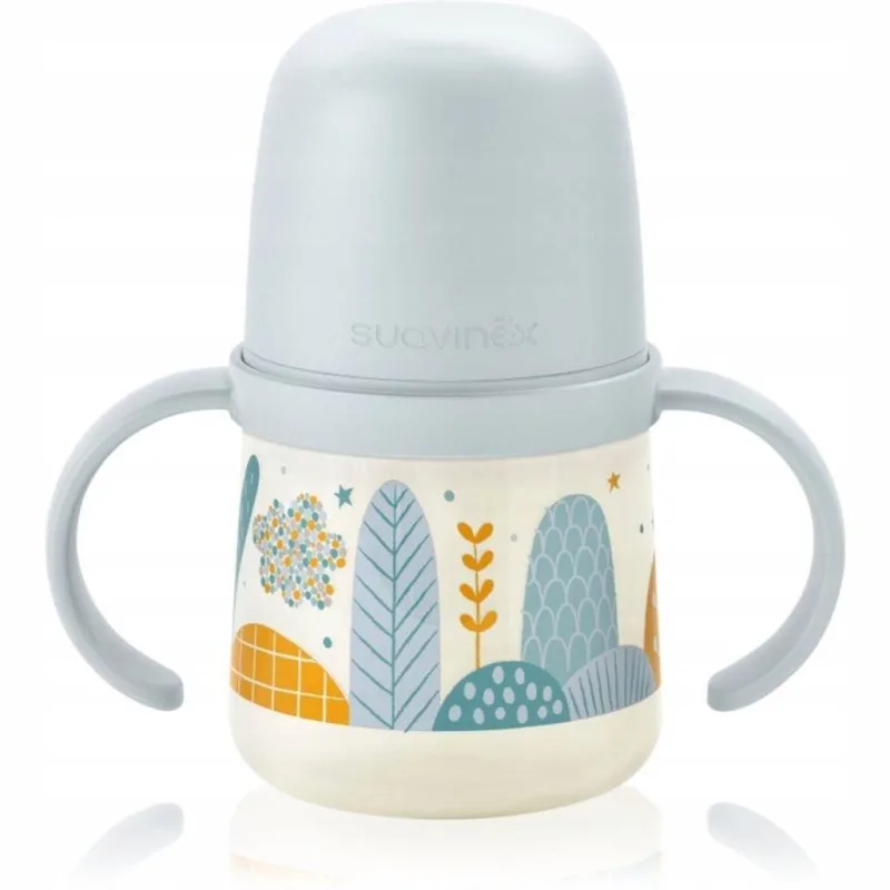 Cana cu manere si cioc din silicon Dreams Blue, +6 luni, Suavinex | 150ml — preț și oferte