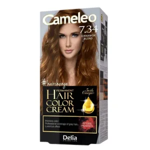 Cameleo Omega Permanent Hair Colour Cream 7.34 Cinnamon Blonde