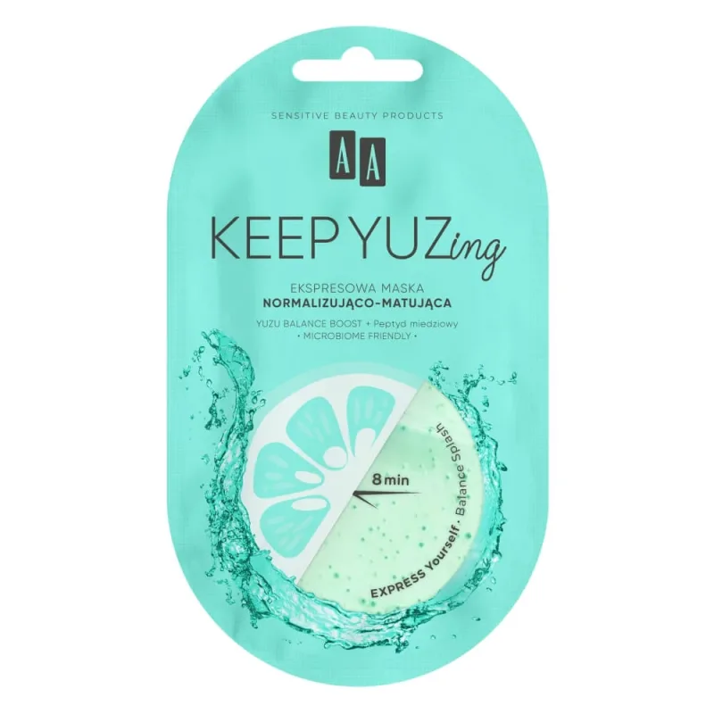 Oceanic Keep Yuzing Express Mască normalizantă și matifiantă, 7 ml — preț și oferte