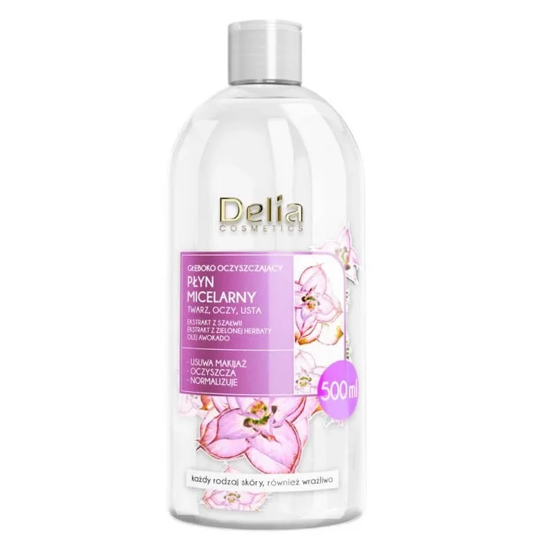 Delia Loțiune micelară de curățare profundă, 500 ml Delia Cosmetics — preț și oferte