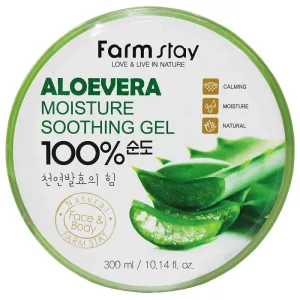 FarmStay gel coreean de aloe vera, 300 ml