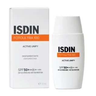 Isdin FotoUltra 100 Active Unify Depigmentare SPF50+, 50ml Isdinceutics De — preț și oferte